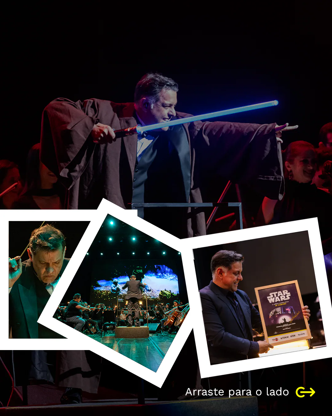 Arte 5 do carrossel Star Wars in Concert